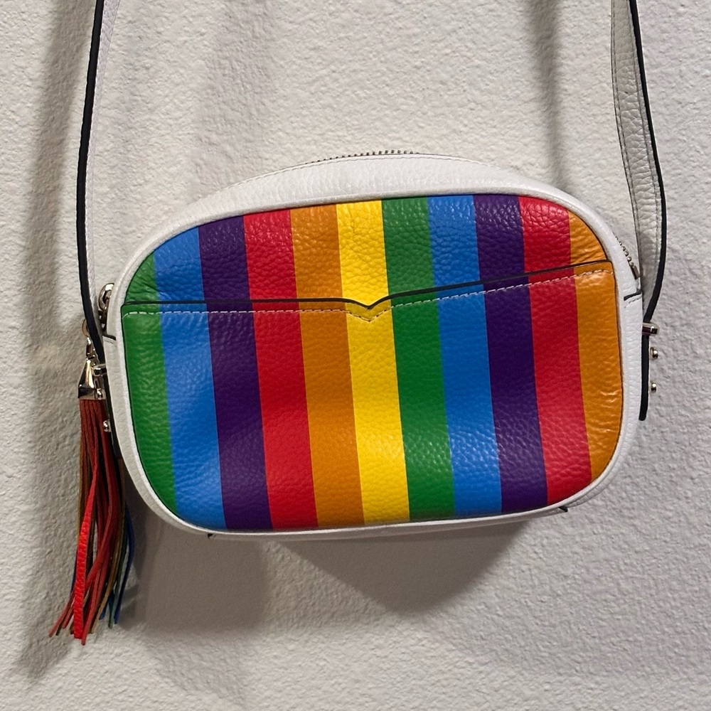Kate Spade Rainbow Striped Crossbody Bag - Picture 3 of 4
